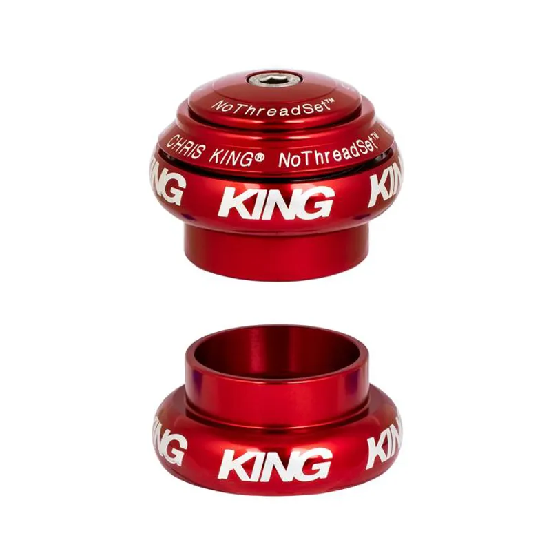 Chris King NoThreadSet SV Headset Red 1 inch